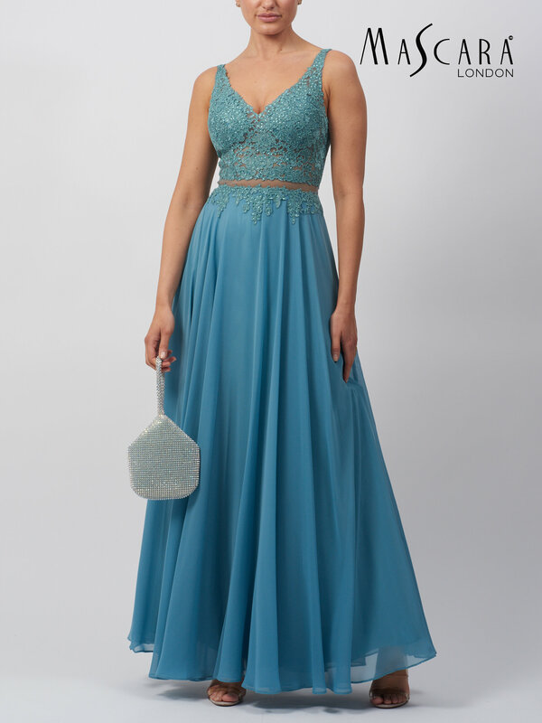 Abendkleid_Chiffon_Spitze