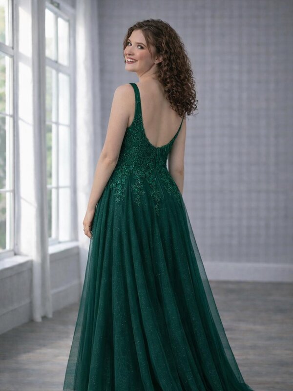 Tüllkleid_Abendkleid_grün_Hochzeit Tüllkleid_Abendkleid_grün_Hochzeit