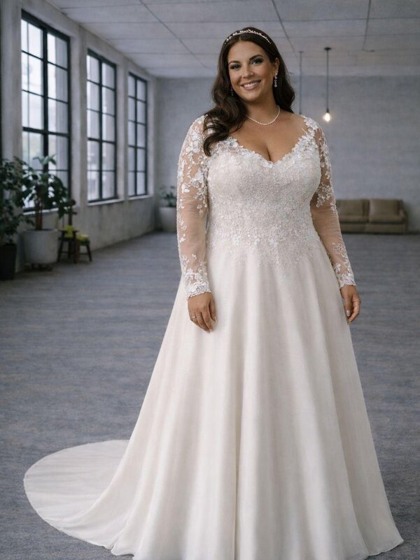 brutkleid_lange_Ärmel_curvy_XL_Brautmode