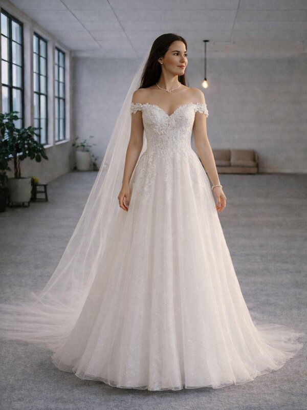 Brautkleid_klassisch_Schleppe_Kirche_Schleier Brautkleid_klassisch_Schleppe_Kirche_Schleier